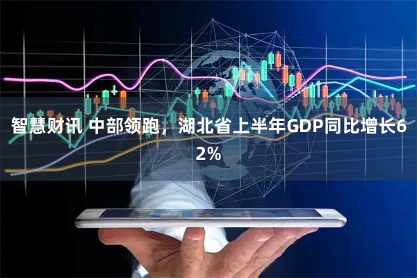 智慧财讯 中部领跑，湖北省上半年GDP同比增长62%