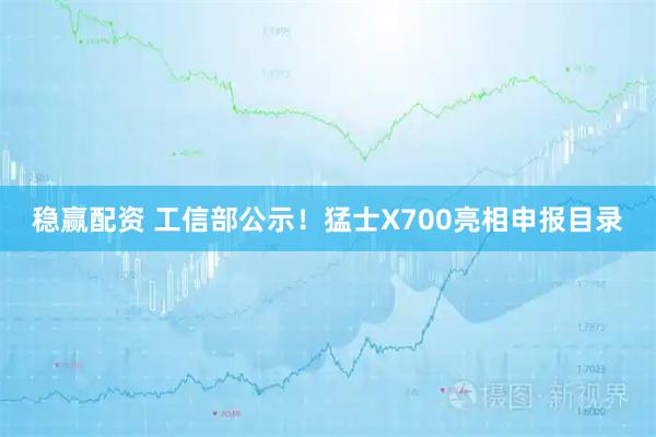 稳赢配资 工信部公示！猛士X700亮相申报目录